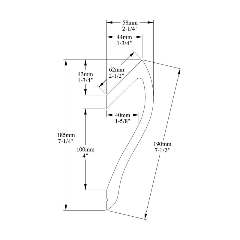 2-1/4 in x 7-1/4 in x 78-3/4 in Primed White Plain Polyurethane Crown Moulding