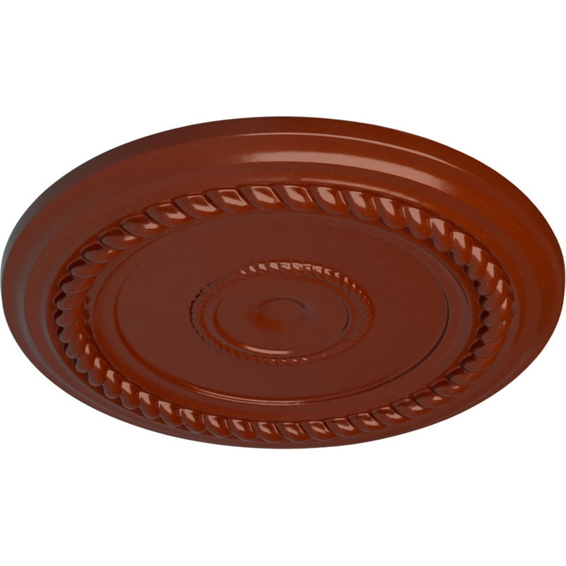 Médaillon de plafond H 19,625 po x l 19,625 po Alexandria, Brique réfractaire
