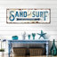 Sable et surf, impression sur toile-1936607116