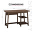 Bureau d'ordinateur 46 po Sunjoy