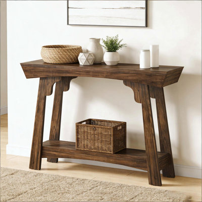 Table de couloir à 2 niveaux avec charme campagnard