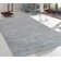 Slate Hand-Loomed Wool/Silk/Bamboo Slat/Seagrass Blue/Taupe/Gray Area Rug