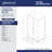 Unidoor Plus 42" W x 34.375" D x 72" H Frameless Pivot Rectangle Shower Enclosure with Fixed Panel-745268797