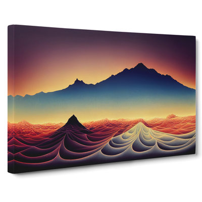 Exclusive Mountain Landscape - Wrapped Canvas Print