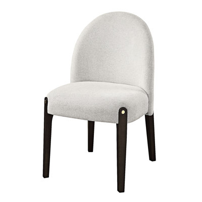Chaise d'appoint rembourrée (ensemble de 2)