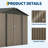 10*10FT Outdoor Storage Shed with Updated Frame Structure for Patio Garden Lawn-124954189