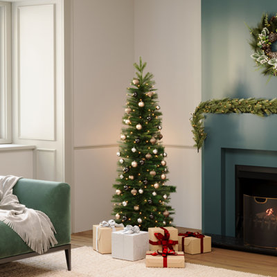 6' H Lighted Artificial Christmas Tree