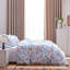 Ensemble de housse de couette réversible en microfibre bleue-264234057-160834885