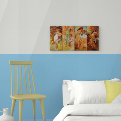 Multi Artworks by Alphonse Mucha - Wrapped Canvas