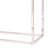 Console Table With Recycled Wood Top And Fashionable Stainless Steel Legs Elegance Style
