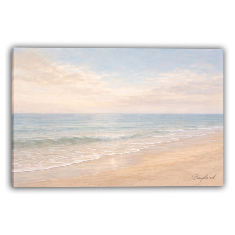 Art mural sur toile Coastal Tide, L 36 po x H 24 po x P 1,5 po