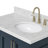 Stafford 37 " W Freestanding Standard Free Standing 1 Single Vanity Bathroom Vanity With Carrara Marble Top-138338368-138338367-93359240