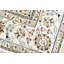 Tapis oriental blanc en laine noué à la main Draylon