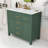 Voronica Wood Single Bathroom Vanity Cabinet with Ceramic Basin Sink and Multi-Functional Storage-286812092
