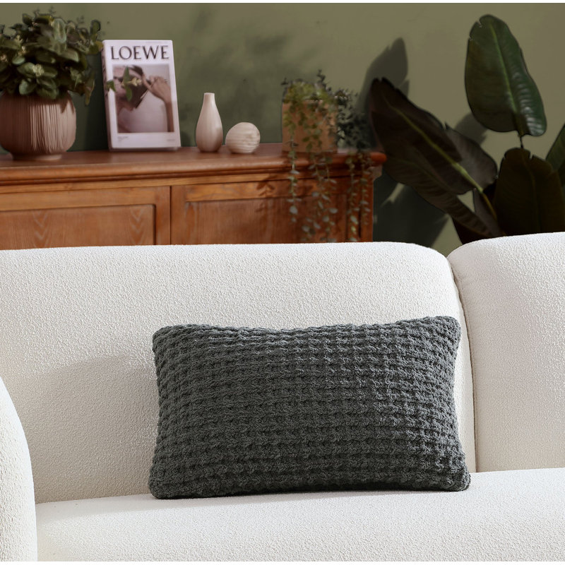 Snug Throw Pillow, Granite