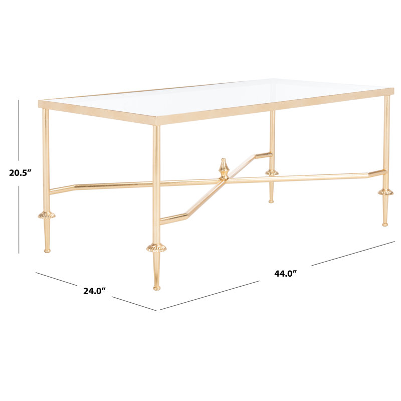 Gruffudd Glass Top Coffee Table