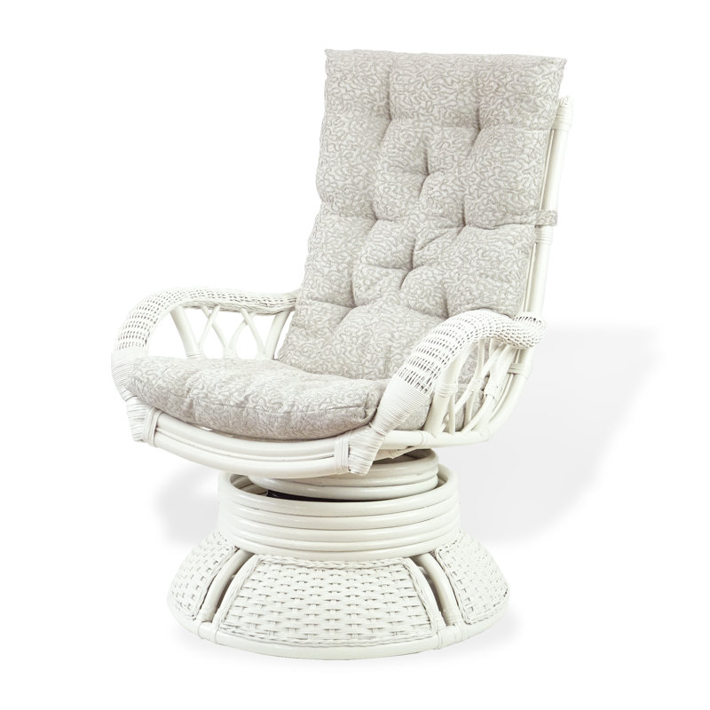 Méridienne pivotante 26,5 po Jeremias, Blanc