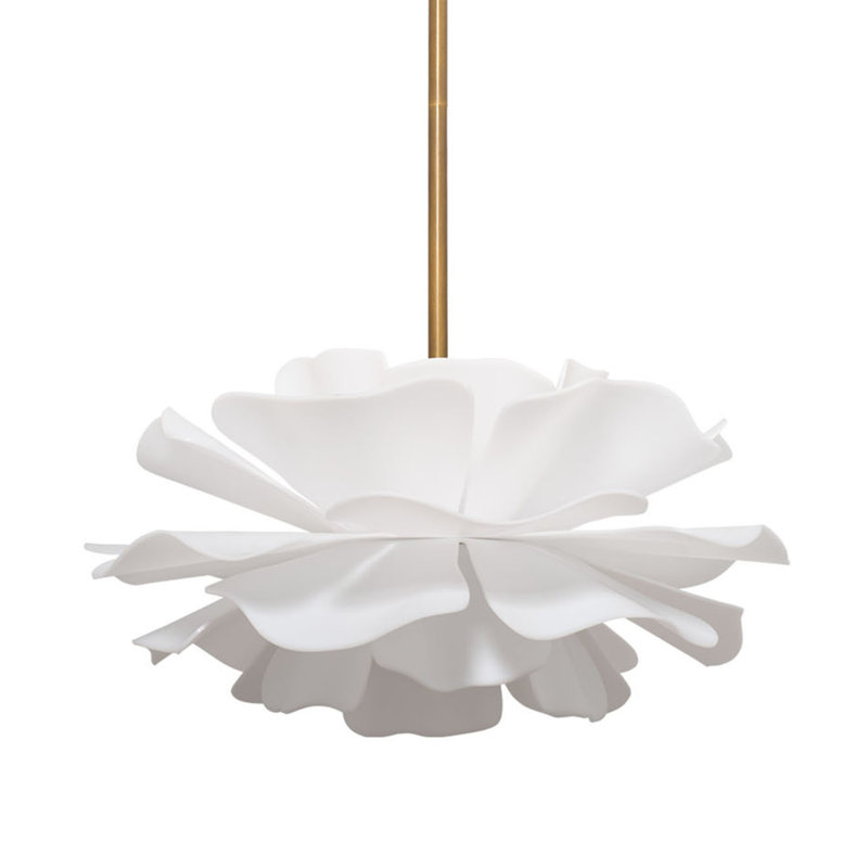 Zinnia Chandelier, Small, 37.75" H x 22" W x 22" D