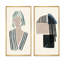 «Retro Geometric Monochon Designs I», ensemble de 2 impressions-506901312-506901316