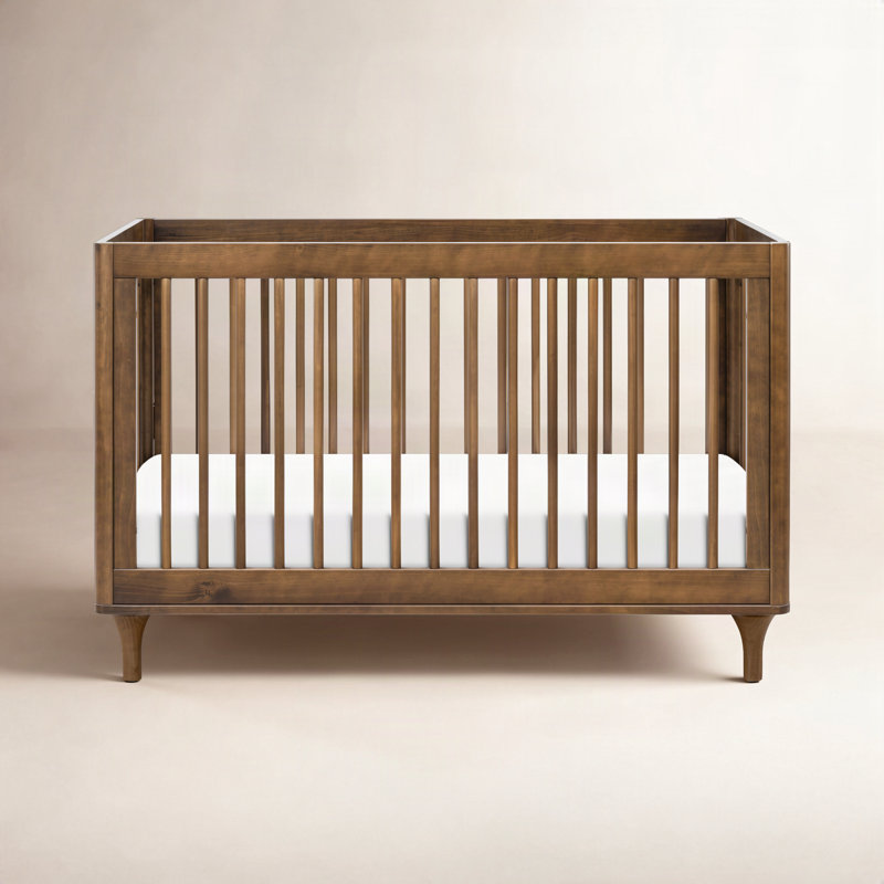 Lolly 3-in-1 Convertible Crib, Brown