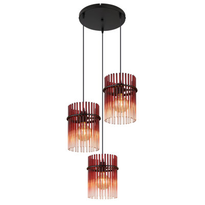 Decole 3 - Light Matte Black Pendant