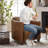 Paynesville Tufted Genuine Leather Accent Armchair (Set of 2)-1494313690
