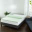 Surmatelas en mousse à mémoire de forme infusée de thé vert Zinus-861557190-888216012