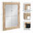 Moeko Solid Wood Frame Rectangle Wall Mirror-98717376
