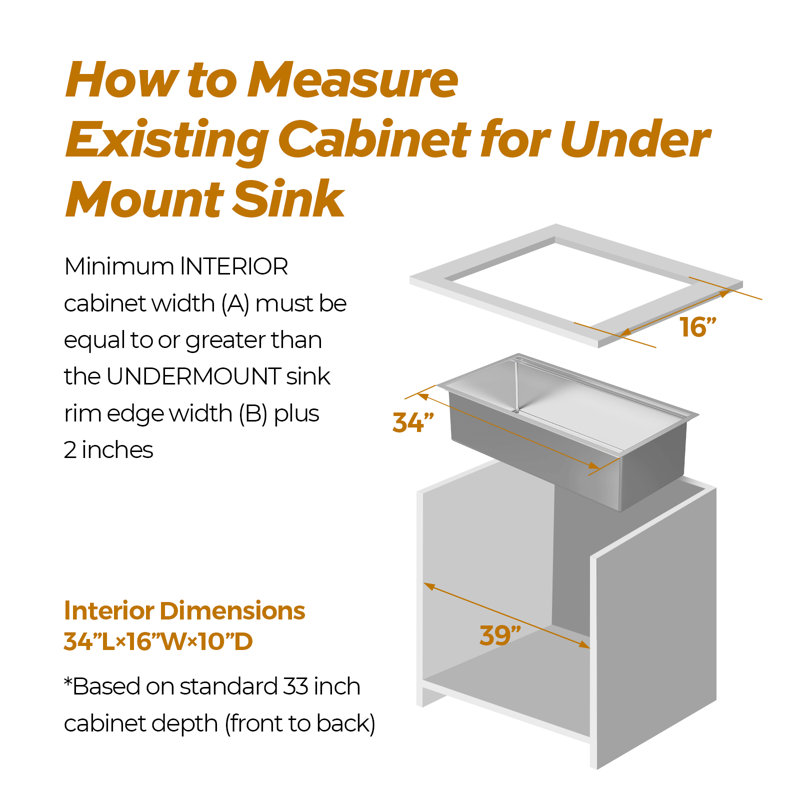 36 In. Undermount Deep Single Bowl 16 Gauge Workstation Kitchen Sink Stainless Steel With Integrated Ledge & Accessories