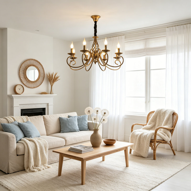 Dirksen 8 - Light Dimmable Empire Chandelier, Bronze