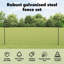 Fence with Post Segment Outdoor Barrier Garden Terrace Divider Boundary-1607264424-1607264425