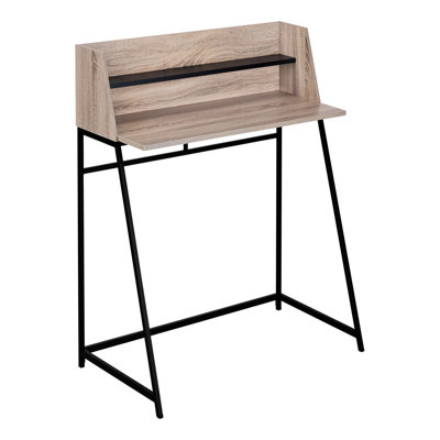 Computer Desk, Home Office, Laptop, Storage Shelves, 48"L, Work, Laminate, Metal