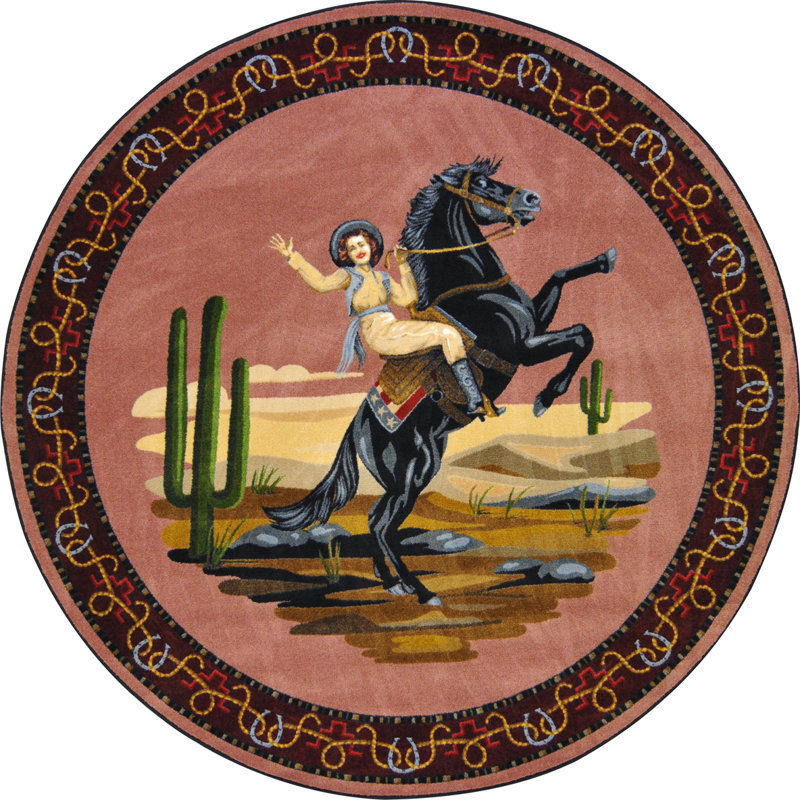 Indoor Rug, Round 5'4"