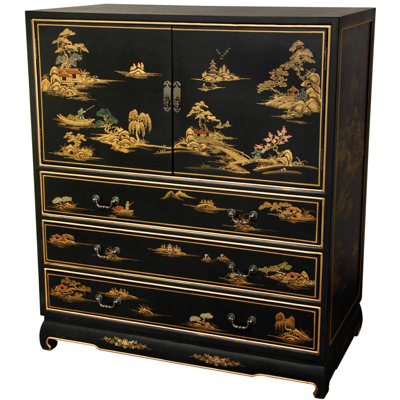 Commode combinée 3 tiroirs Dhruvin