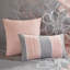 Ensemble d'édredon en satin de coton imprimé gris / simple pêche / simple TG-131585233-131585240