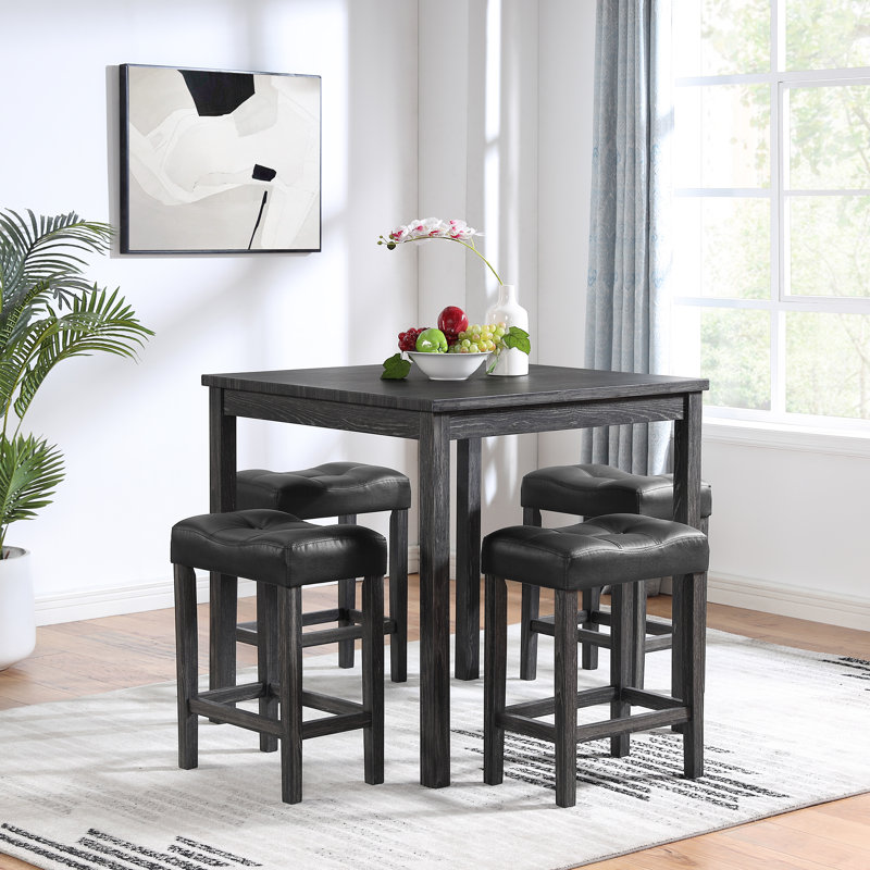 Merlen 35'' Bar Set, Black