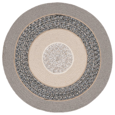 Tapis gris foncé / noir Aprel 751