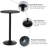 Dorothea Round Metal Base Dining Table