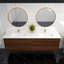 Meuble-lavabo mural double l 83 po x P 19,6 po x H 21,75 po Yacoubou-77133619