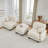 Compression Cozy Sectionals, Chenille Modular Modern Home Sofa Beige