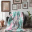 Gentle Holiday Trees - Couverture sherpa de qualité supérieure 1 pièce-100915141