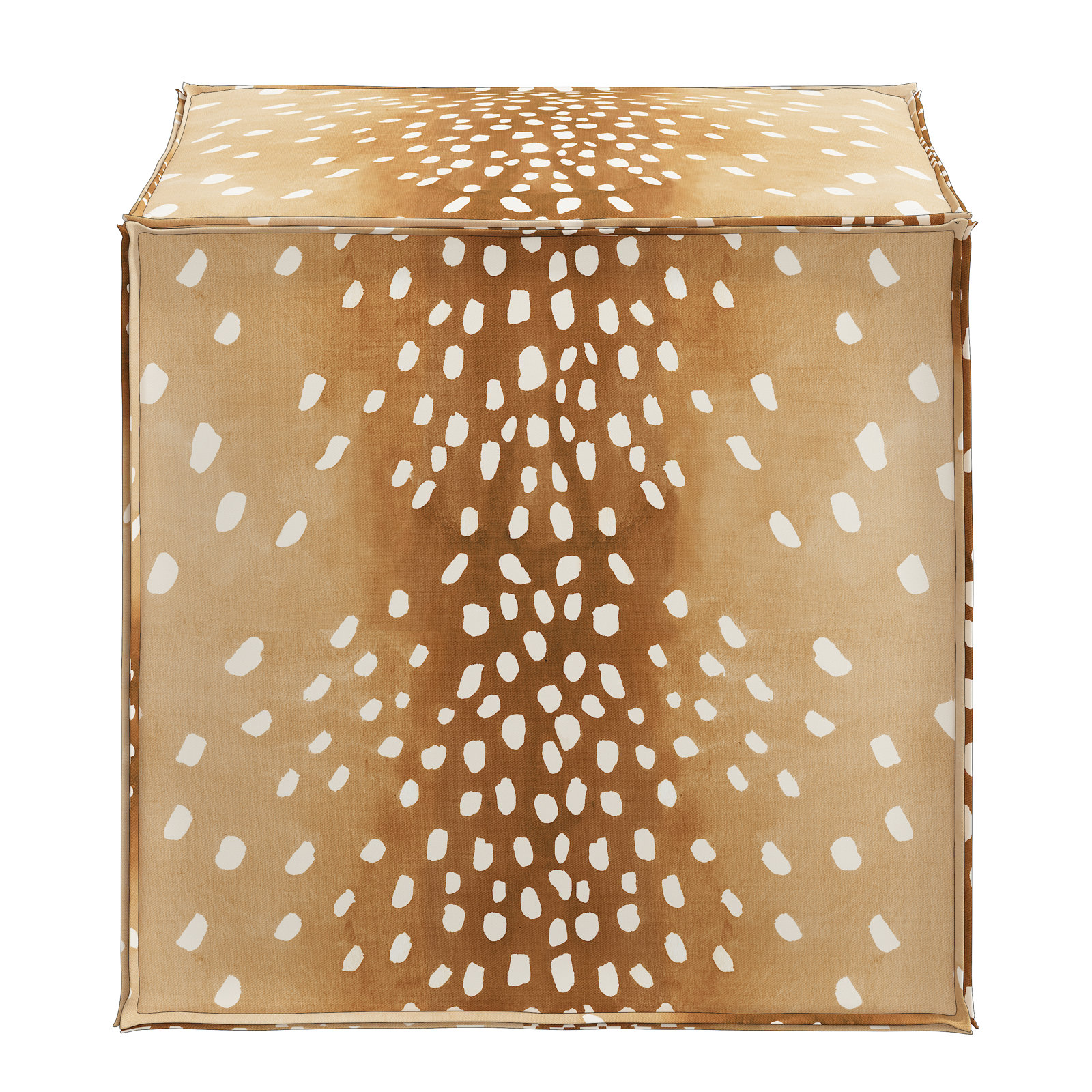 Esmerelda Upholstered Ottoman, Fawn Natural