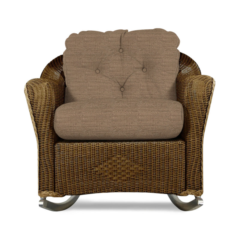Reflections Outdoor Rocker Chair, Demo Stone, Bark