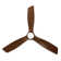 Zephyr 3 - Blade Outdoor/Indoor Smart Ceiling Fan with 2700K-3000K-4000K-5000K Selectable LED Light Kit and Remote Control Included, Works With Alexa and iOS or Android App