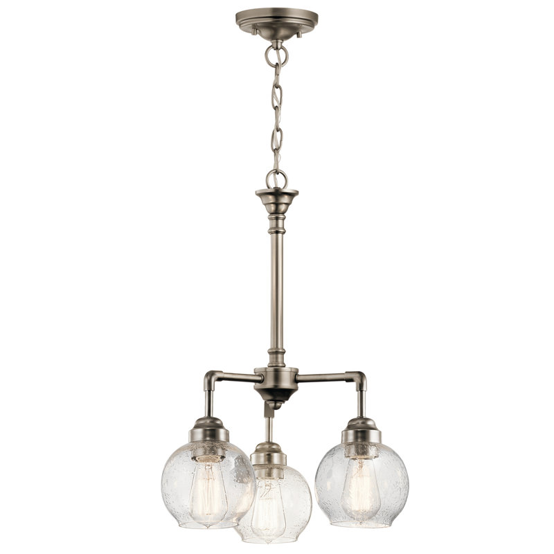 Aaliyana Glass Semi Flush Mount, Antique Pewter