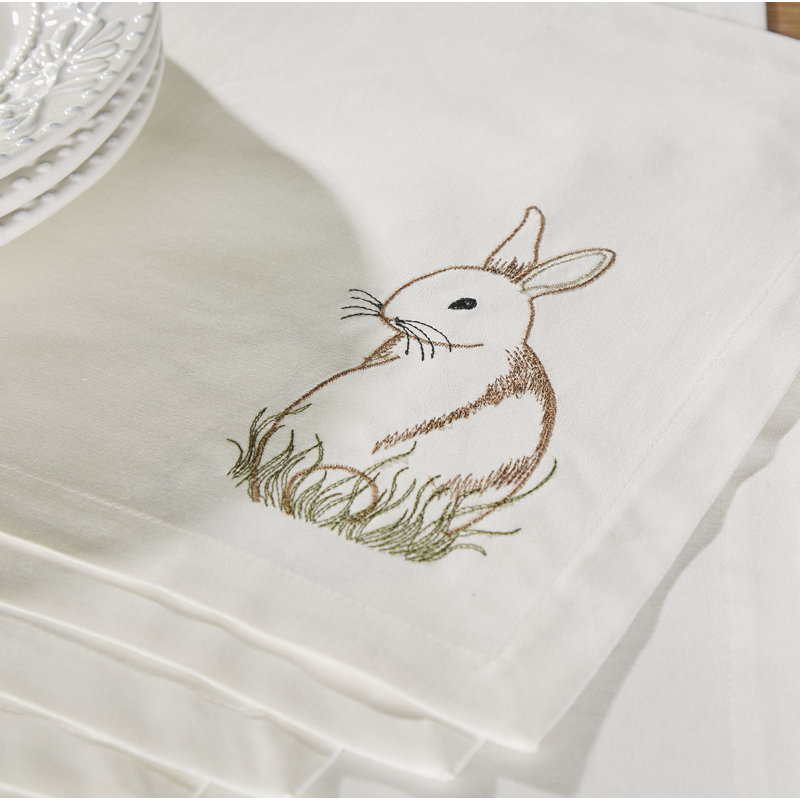 Manfredi 100% Cotton Easter Table Runner