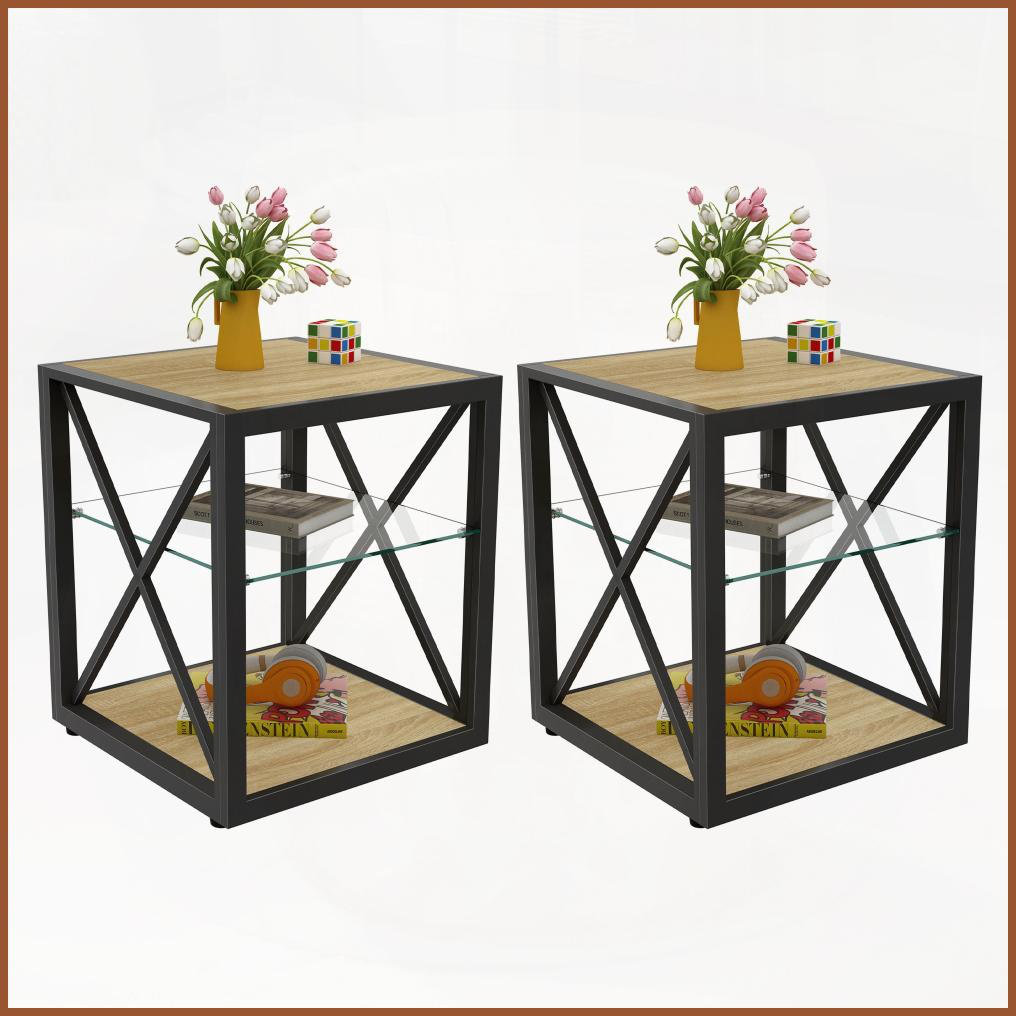 17 Stories Space-Saving Industrial Coffee Table for Living Room ...