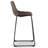 Upholstered Counter Stool with Metal Frame-368227591-339263133