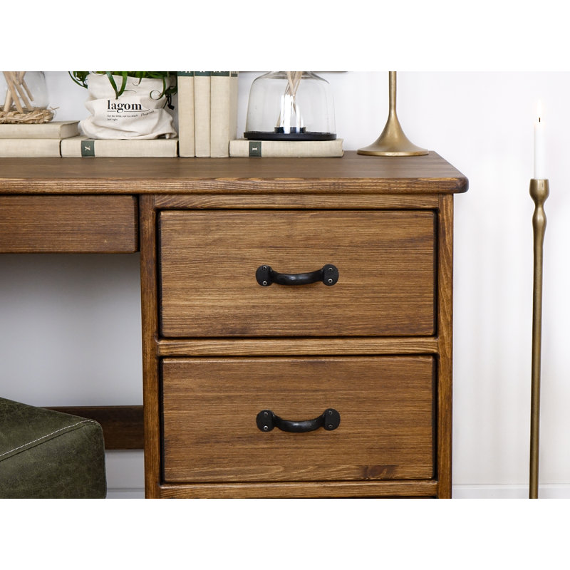 Broussard Solid Wood Solid Wood Executive Desk