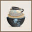«A Stack of Blue Bowls», impression sur toile par Patricia Pinto-329462013